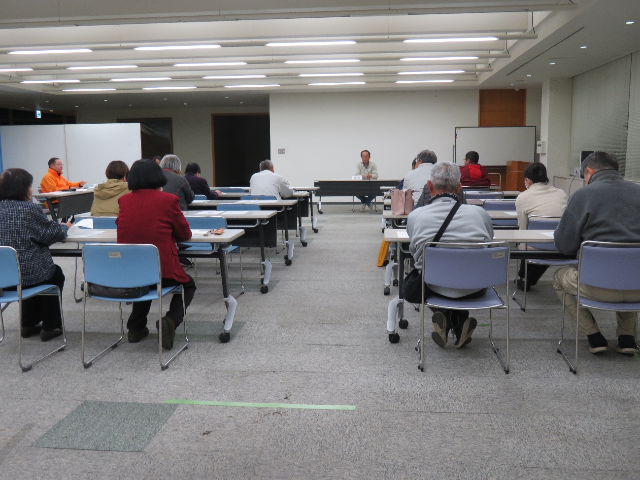 解散総会の様子